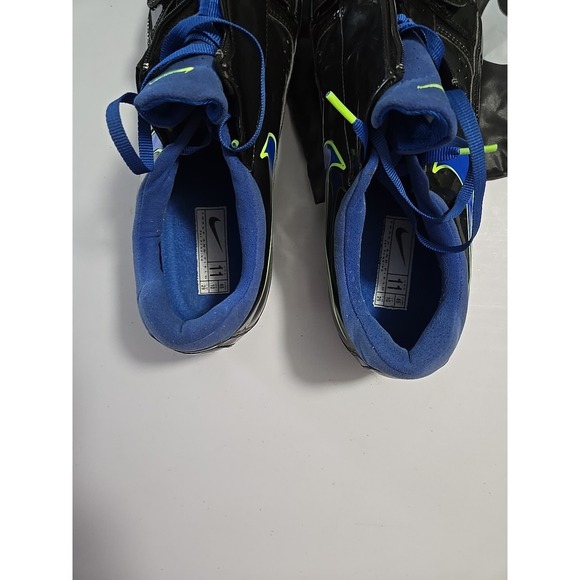 Nike Track Field‎ Spikes Shoes Men Black Blue Zipper Track Running Sprinter 11 - Picture 10 of 14